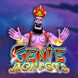Genie Jackpots slot visual from Blueprint Gaming available on basssbet.it