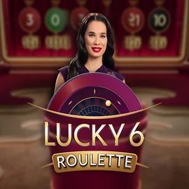 Lucky 6 Roulette slot logo by Pragmatic Play at Bassbet Casino