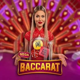 Mega Baccarat logo by Pragmatic Play Bassbet Casino